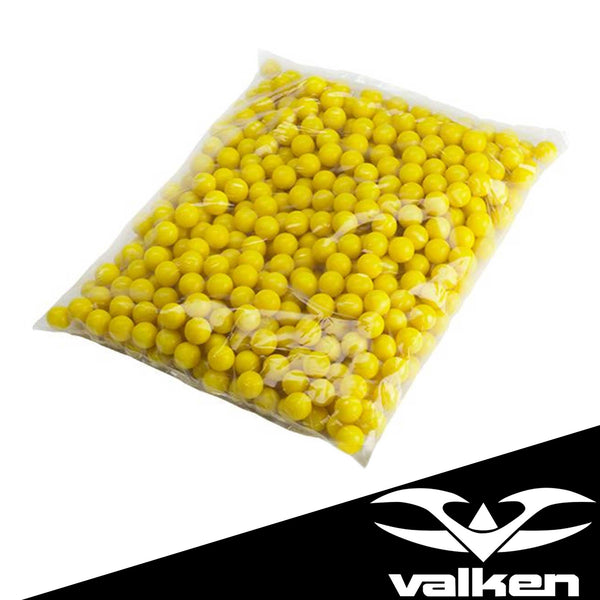 Valken Infinity Paintballs .68 Caliber Case of 2000 Rounds - Yellow / Yellow Fill