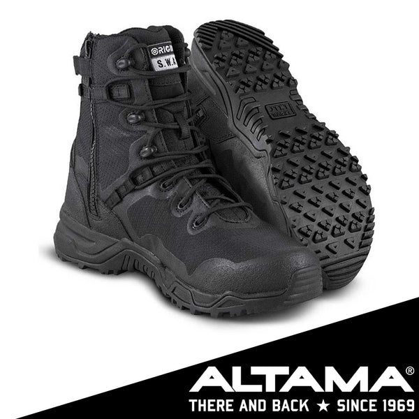 Original Swat Alpha Fury 8 Side Zip Boots (Size: 12)