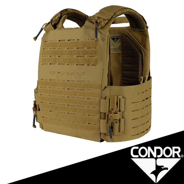 Condor Vanquish RS Plate Carrier (Color: Coyote Brown / Small - Medium)