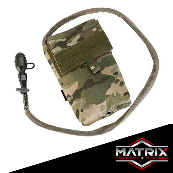 TMC 27oz Tactical MOLLE Double-Insulated Hydration Pouch with Bladder (Color: Multicam)