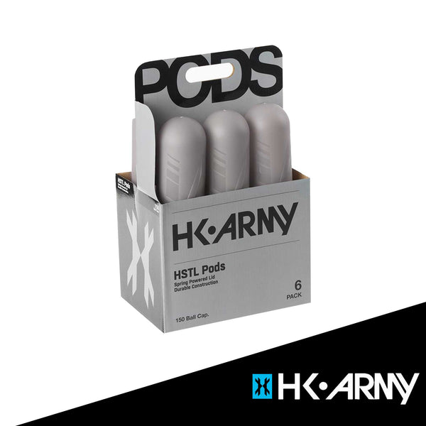 HK Army HSTL 150 Round Paintball Pod 6 Pack (Color: Light Smoke)