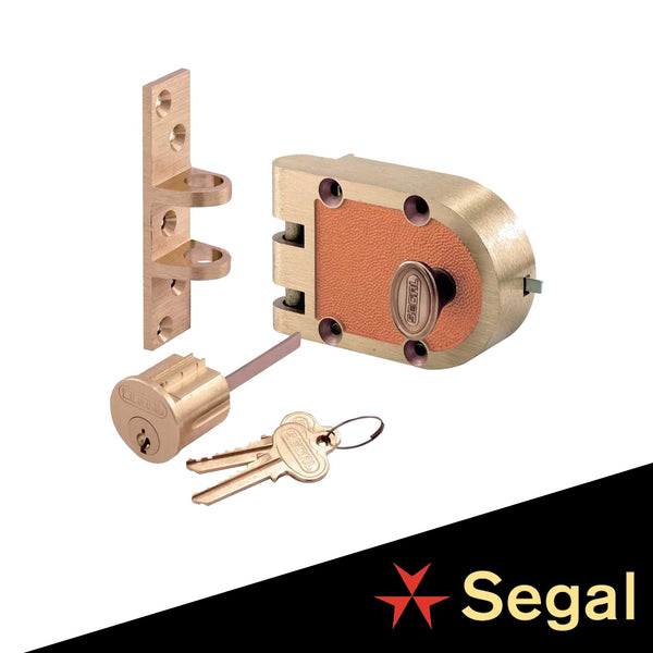 Segal Single Cylinder Deadbolt - Genuine Jimmy Proof Lock - 667