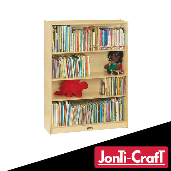 Jonti-Craft Baltic Birch 0971JC 36 1/2" x 11 1/2" x 48" Natural Standard Bookcase