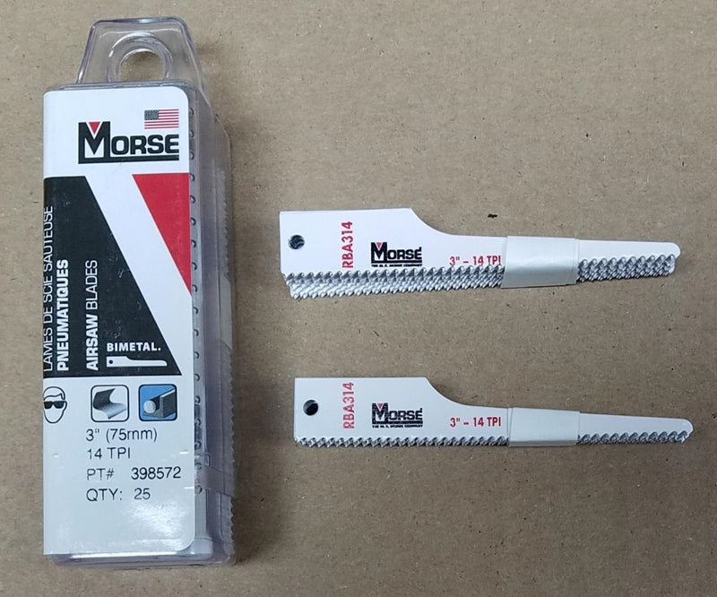 MK Morse Master Cobalt® 3" - 14 TPI Metal Cutting Airsaw Blade