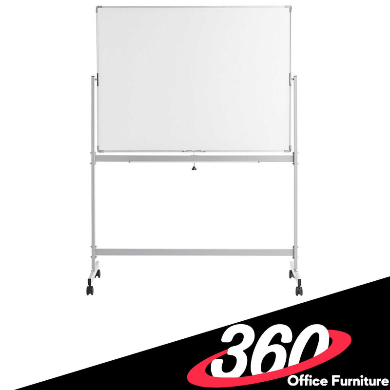 Magnetic Whiteboard with Aluminum Frame and Mobile Stand