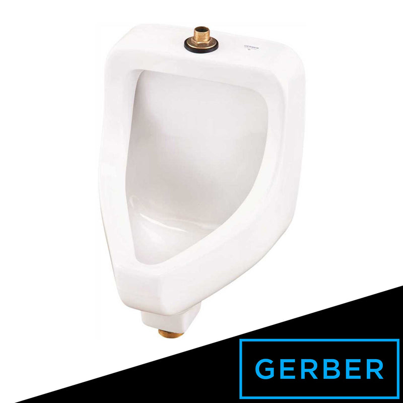 Plumbing Layfayette Top Spud 0.5 and 1.0 GPF Urinal in White