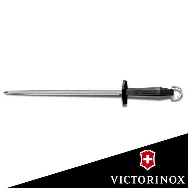 Victorinox Honing Steel Black Plastic Handle, 14 inch