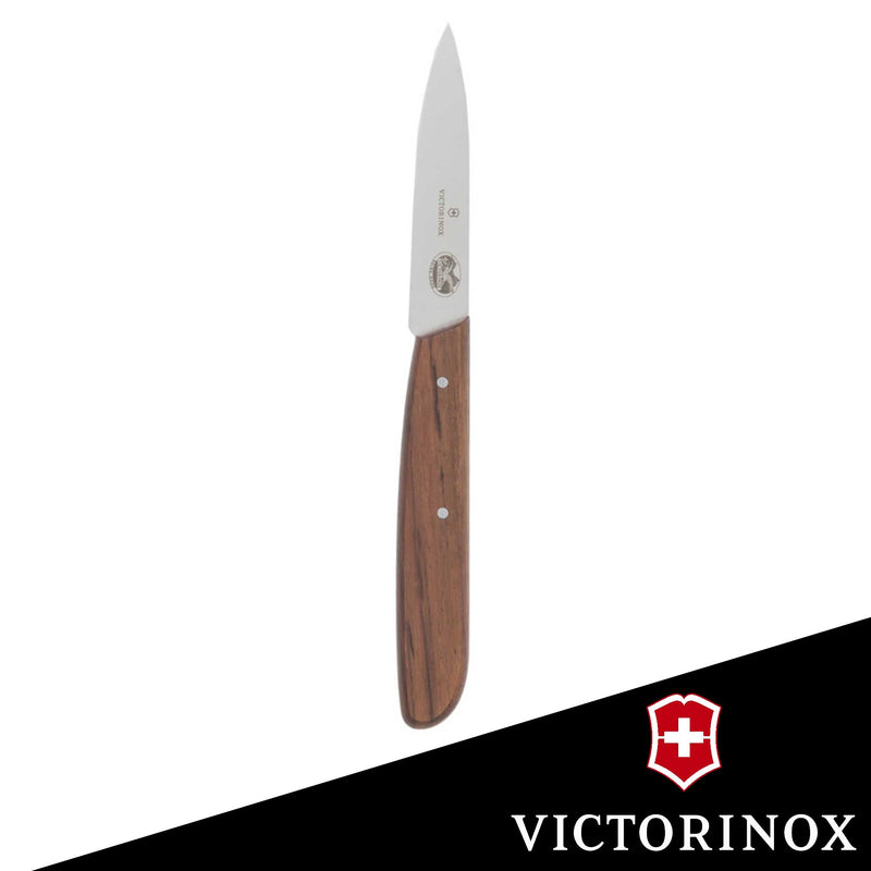 Victorinox Paring Net Map Spear Point Handle, 3.25"/Large, Rosewood