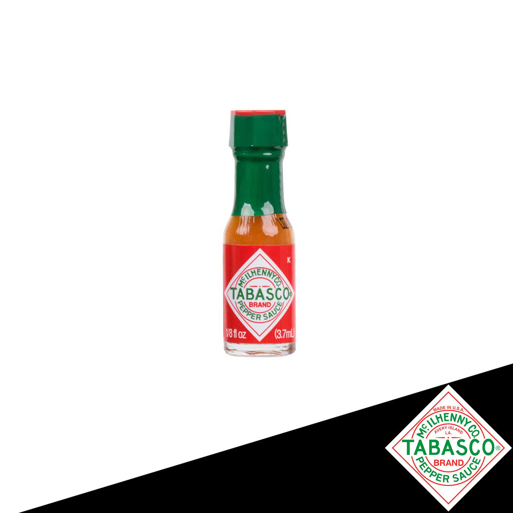 TABASCO® .125 fl. oz. Original Hot Sauce Mini Bottles - 144/Case