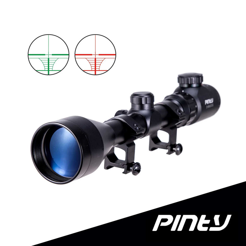3-9x50 Red Green Rangefinder Illuminated Optics Hunting Rifle Sight Scope