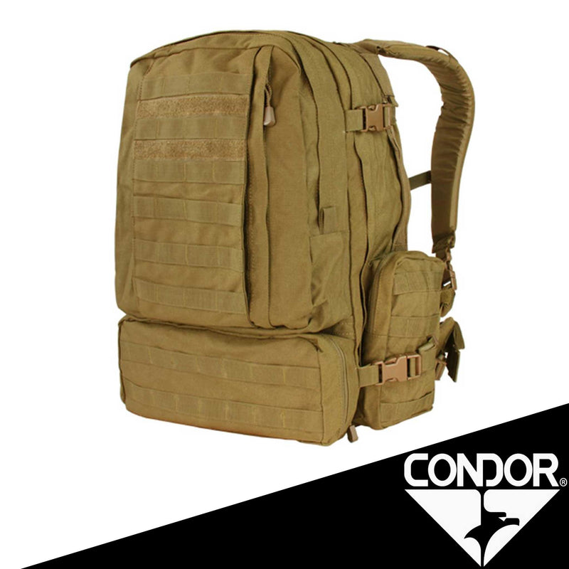 Condor Tactical Expedition Combat 3 Day Assault Back Pack (Color: Coyote Brown)