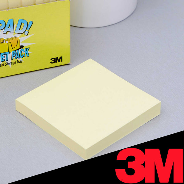 90 Sheet Sticky Note Pad - 24/Pack, Canary Yellow
