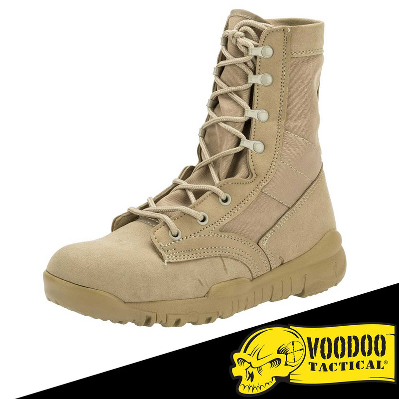 Voodoo Tactical Deluxe Waterproof Jungle Boot (Color: Desert Tan / Size 11)