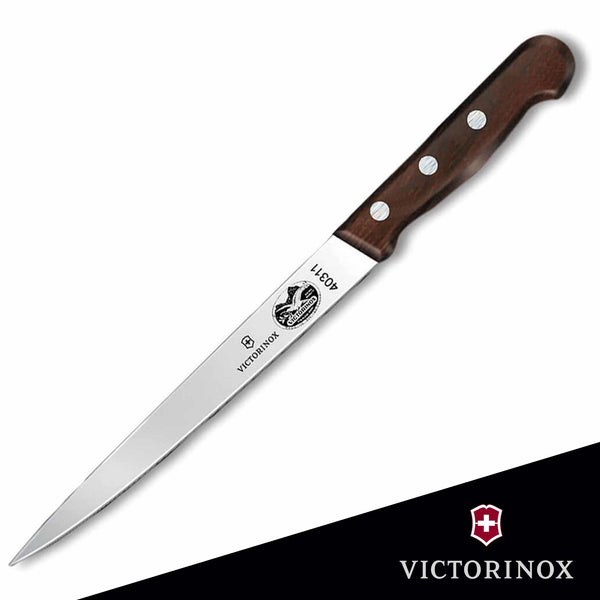 Victorinox Fillet Straight Flexible Blade Handle, 7", Rosewood