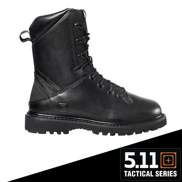 5.11 Tactical Apex 8" Leather Boot (Color: Black / Size 12 Regular)