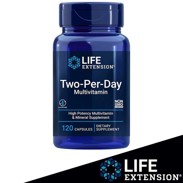 Life Extension Two-Per-Day High Potency Multi-Vitamin & Mineral Supplement