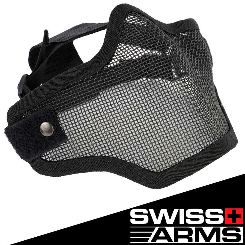 Black Paintball Mask W/ Wire Mesh