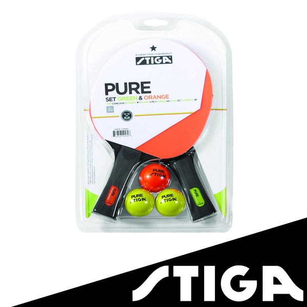 Pure Players Two-Player Ping Pong Paddle and Ball Set