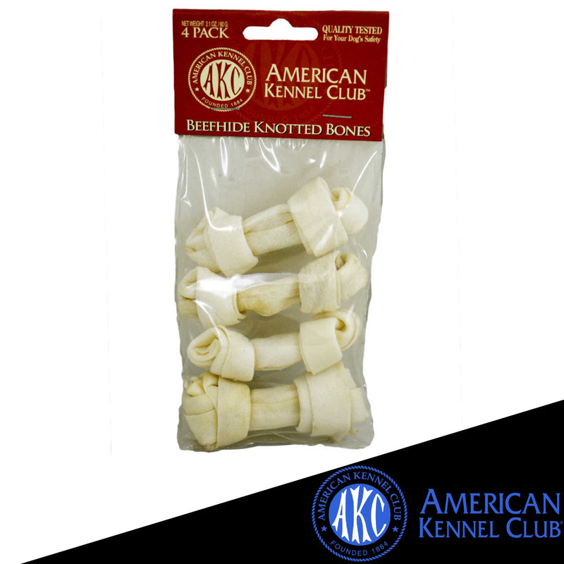 A.K.C Beefhide Knotted Bone