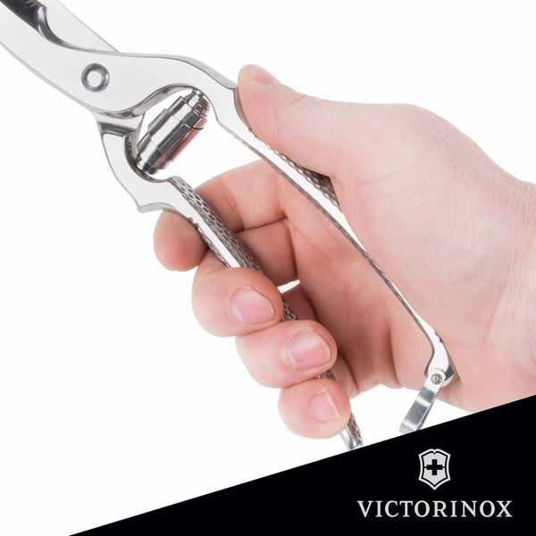 Victorinox Poultry Shear Locking Hammered Texture Handle Stainless Steel, 4"