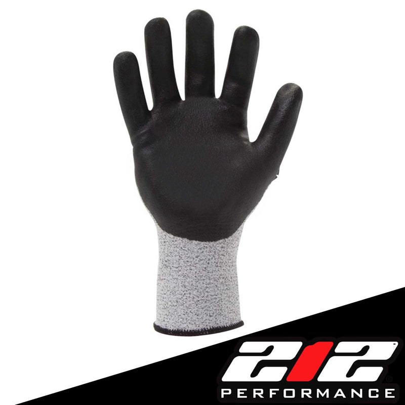 Impact Cut Resistant 5 Gloves, Large, Black/Gray