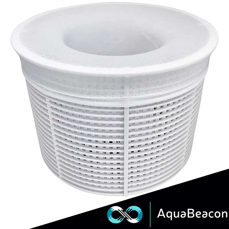 AquaBeacon 30 Pack Pool Skimmer Socks, Filter Saver Basket Liner for Pools, Hot Tubs & Spas