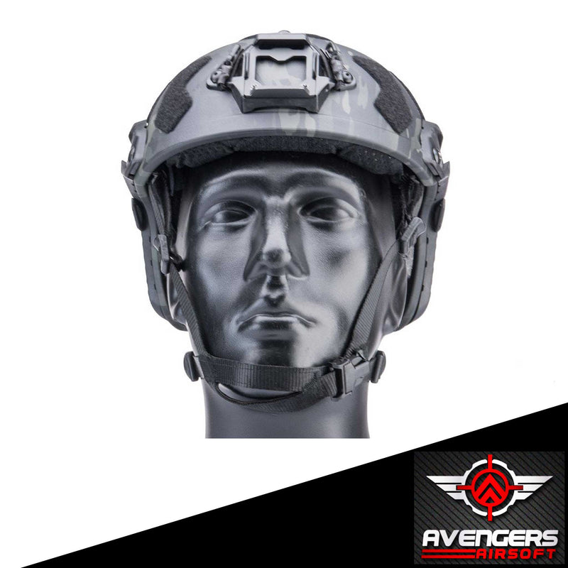 Avengers Ballistic Version Super High Cut Helmet (Color: Scorpion Black)
