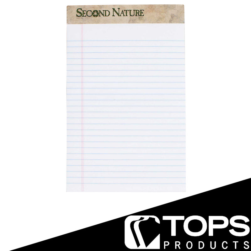 Narrow Ruled White Perforated Legal Pad - 12/Pack