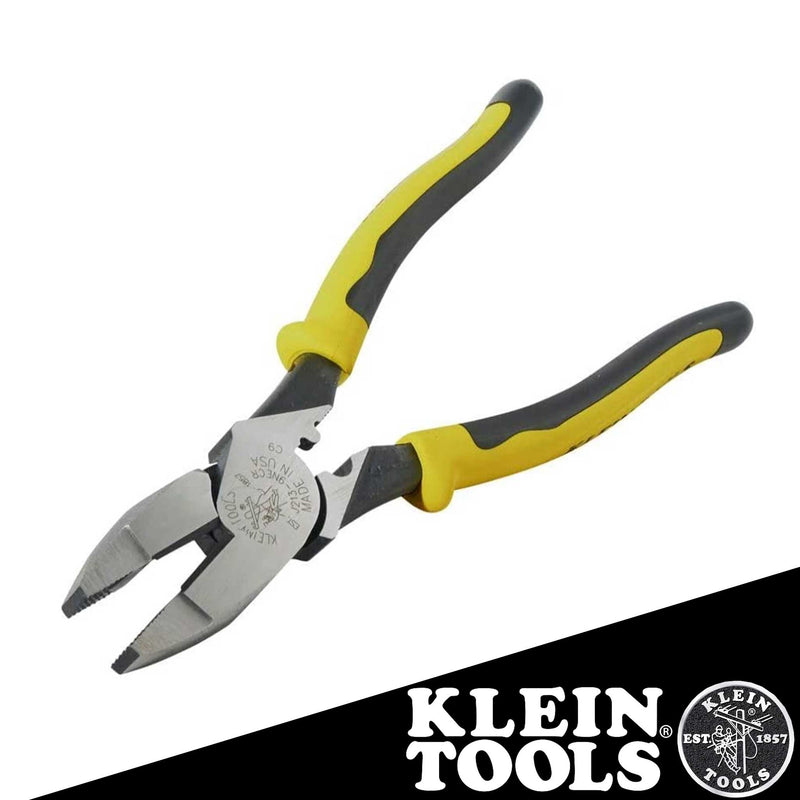 Jouneyman Pliers Connector Crimp Side, With High-Leverage Design Featuring Crimping Die Behind Hinge, 9-Inch