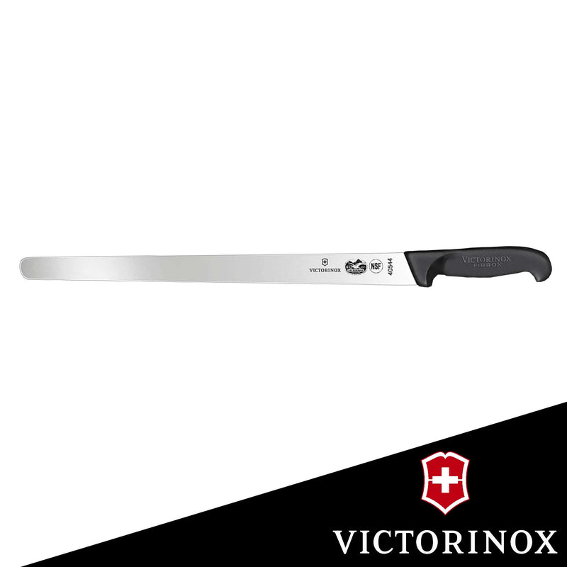 Victorinox Roast Beef Slicer, 14" Blade, 1.25" At Black Fibrox Pro Handle