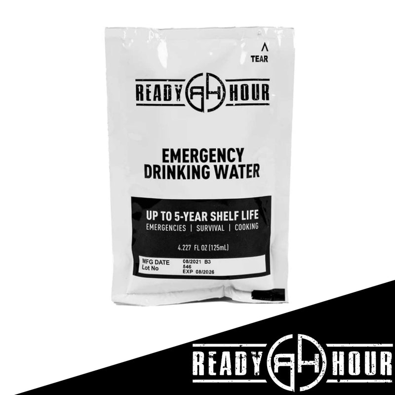 Emergency Water Pouch Case Pack (64 pouches) by Ready Hour