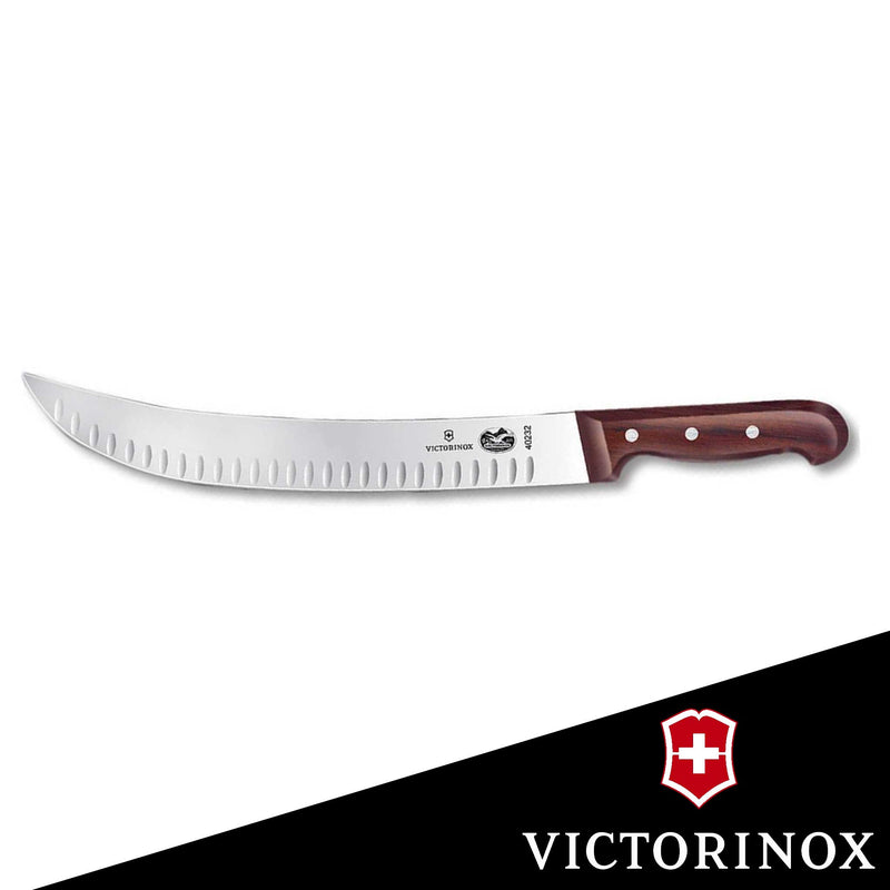 Victorinox Cimeter Granton Blade Handle, 12", Rosewood