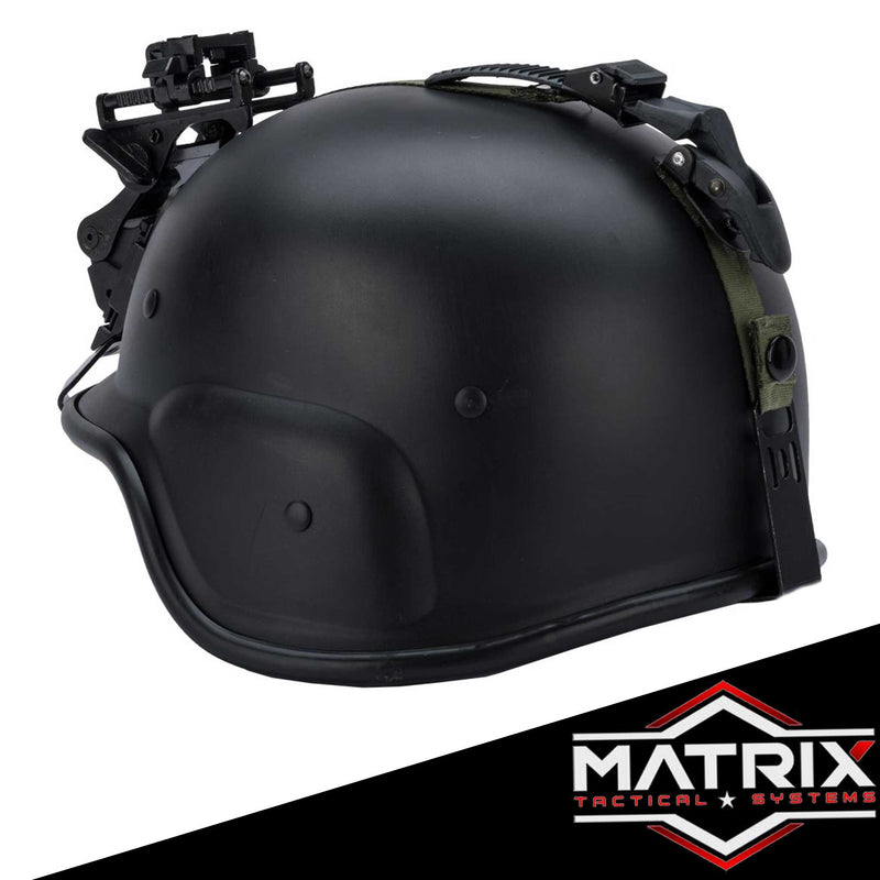 Matrix M88 Style Airsoft Helmet with Night Vision Mount (Color: Black)