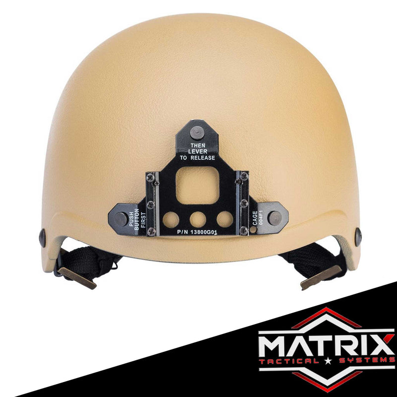Matrix Light Weight IBH Airsoft Helmet w/ NVG Mount (Color: Tan)