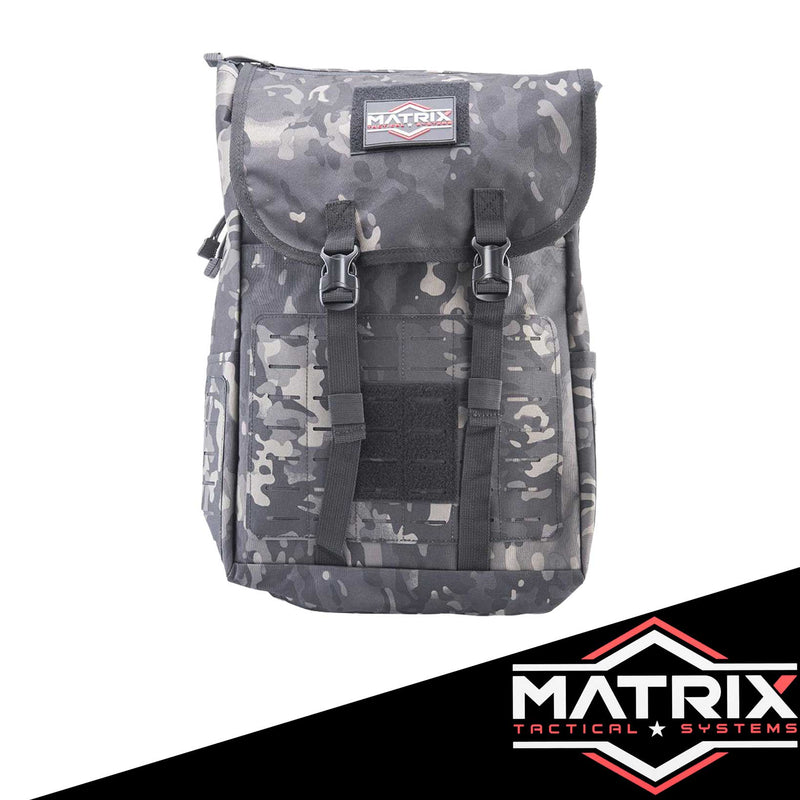 Matrix 40L Laser Cut Large Flap Tactical Backpack (Color: OCP Black)