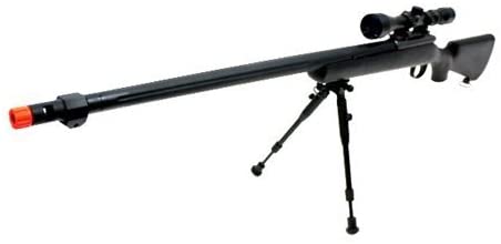 510 fps wellfire vsr-10 urban combat full metal bolt action sniper rifle