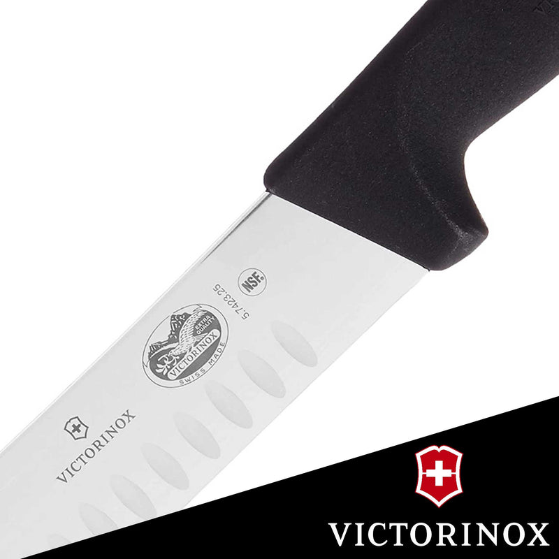 Victorinox Fibrox Pro 10-Inch Butcher Knife with Granton Edge