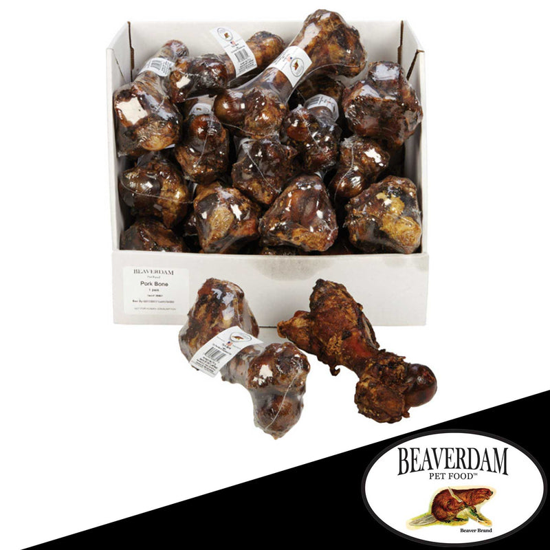 Beaverdam Pork Grain Free Bone For Dog 10 oz 7-9 in. 1 each (Pack of 24)
