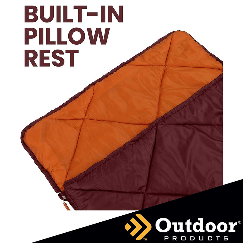 40F Sleeping Bag with Pillow Regular Length/Extra-Long