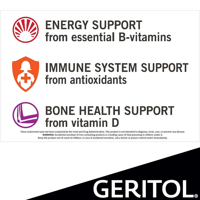 Geritol Multi-Vitamin Nutritional Support Tablets, 40 Count