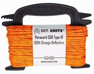 Type III Paracord Rope - 550 Paracord for Camping