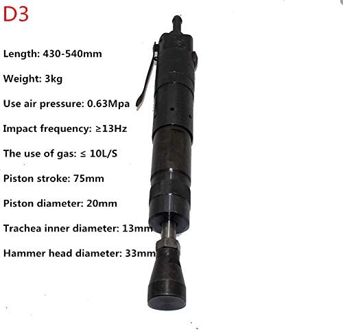 D3 Pneumatic tamping machine earth Sand Rammer Tamper Hammer Sander 430-540mm