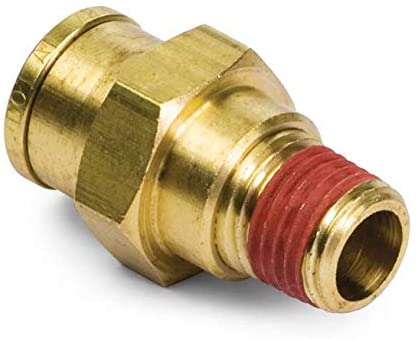 Utah Pneumatic Dot Air Fittings male straight Union 1/4” Od 1/4” Brass Npt Quick Connect Push