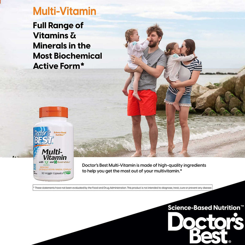 Doctor's Best Multi-Vitamin, Formulation Fully Optimized for Absorption