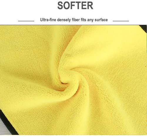 3PCS Microfiber Towels For Cars-Extra Thick Car Microfiber Drying Towel ，Absorbent Car Wash Towels/Rags