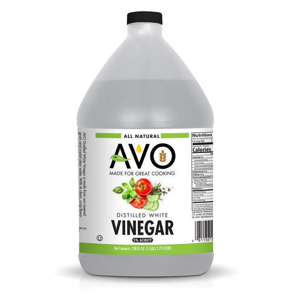 1 Gallon (128 oz) Pure Natural Distilled White Vinegar - 5% Acidity