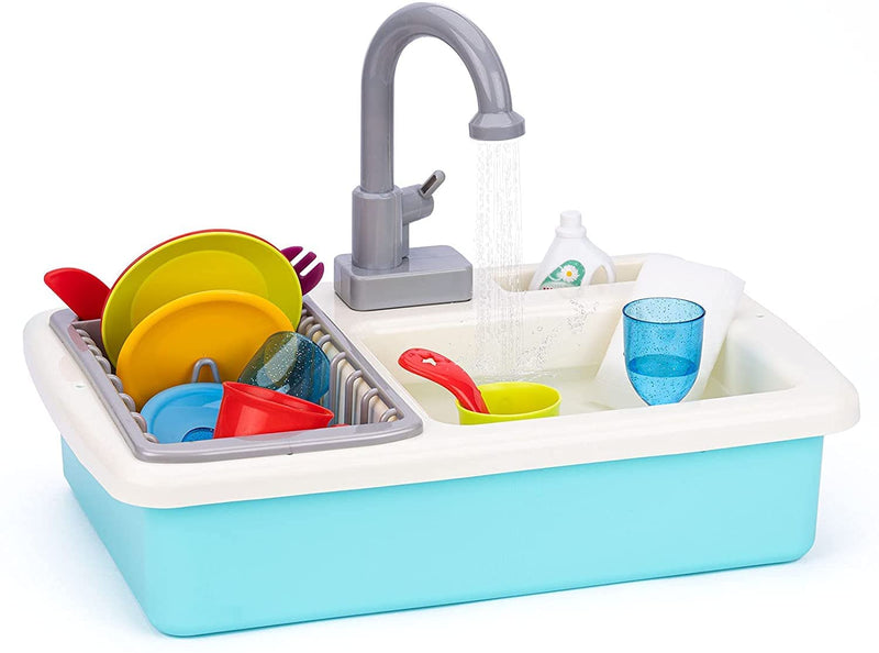 Kitchen Play Sink Toys, Fun & Educative Kids Toy Sink, Electric Dishwasher Playing Toy