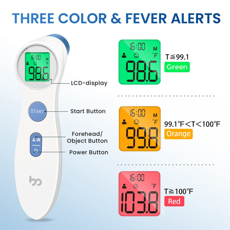 igital Infrared Thermometer for Office with Fever Indicator