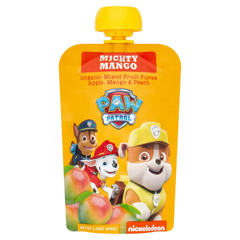 Paw Patrol Mighty Mango Organic Mixed Fruit Squeeze Pouch, 3.5 oz. (Pack Of 10)
