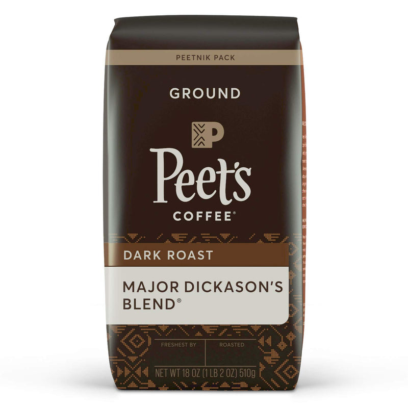 Dark Roast Ground Coffee - Major Dickason's Blend 18 Ounce Bag